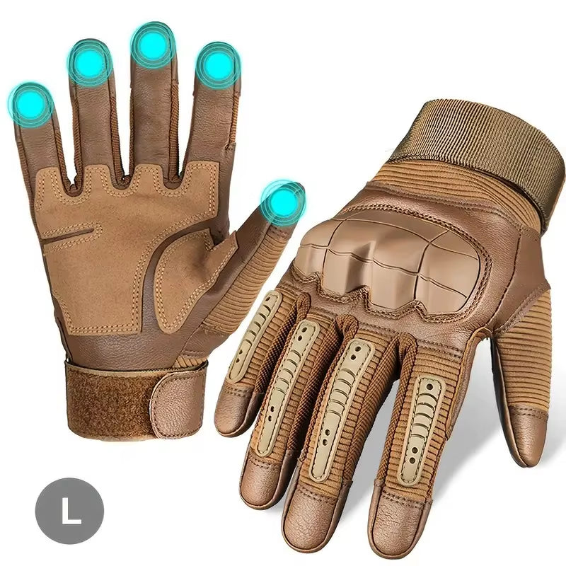 Ultimate Grip Fingerless Tactical Gloves – Touchscreen-Ready for Riders, Workers & Adventurers