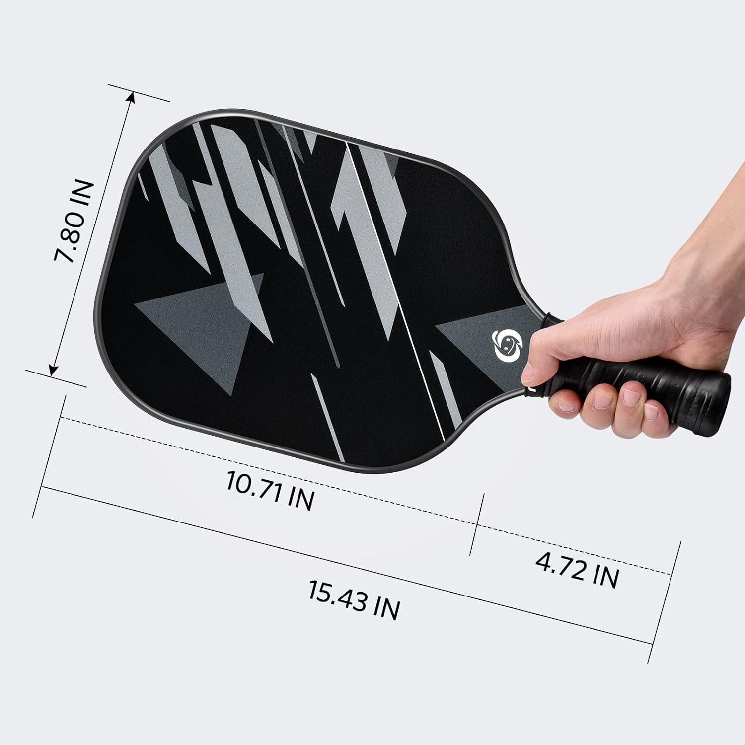 Pickleball Paddles, Lightweight Pickleball Rackets W/Fiberglass Surface, Pickleball Set with 4 Pickleball Balls and 1 Bag