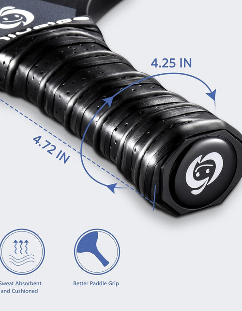 Load image into Gallery viewer, Pickleball Paddles, Lightweight Pickleball Rackets W/Fiberglass Surface, Pickleball Set with 4 Pickleball Balls and 1 Bag
