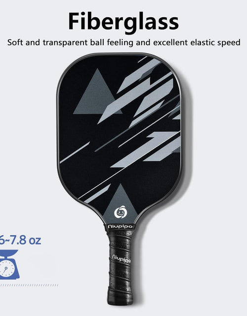 Load image into Gallery viewer, Pickleball Paddles, Lightweight Pickleball Rackets W/Fiberglass Surface, Pickleball Set with 4 Pickleball Balls and 1 Bag
